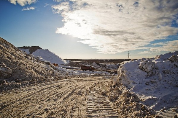 В Сургуте к зиме готова только половина снежных полигонов