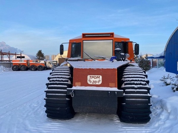 Предприниматель из Сургута создал плавающий мульчер для сибирских болот Предприниматель из Сургута создал плавающий мульчер для сибирских болот