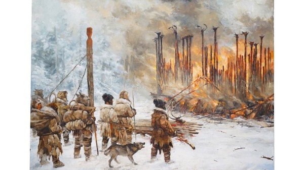 Сургутские археологи завершили воссоздание крепости Каюково 2 в серии живописных полотен Сургутские археологи завершили воссоздание крепости Каюково 2 в серии живописных полотен