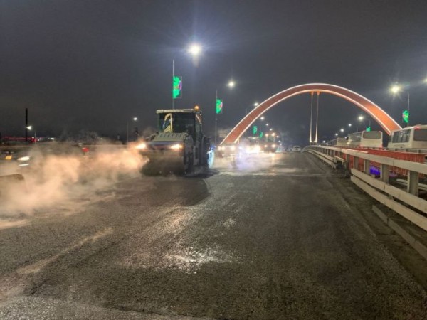 ​В Сургуте отремонтировали мост на улице Аэрофлотской