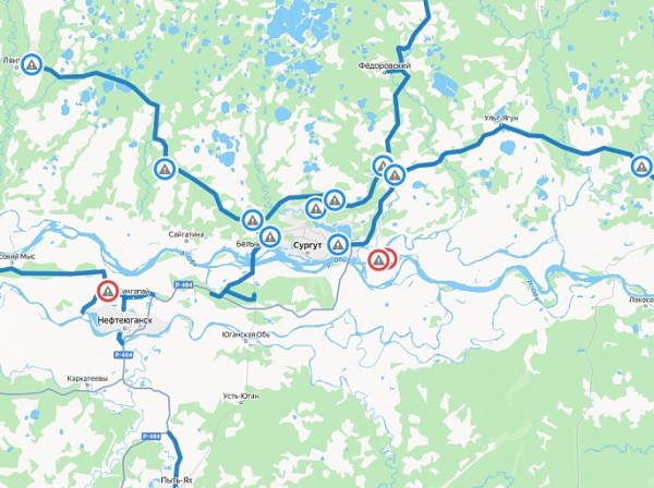 В ХМАО появилась карта всех автозимников В ХМАО появилась карта всех автозимников