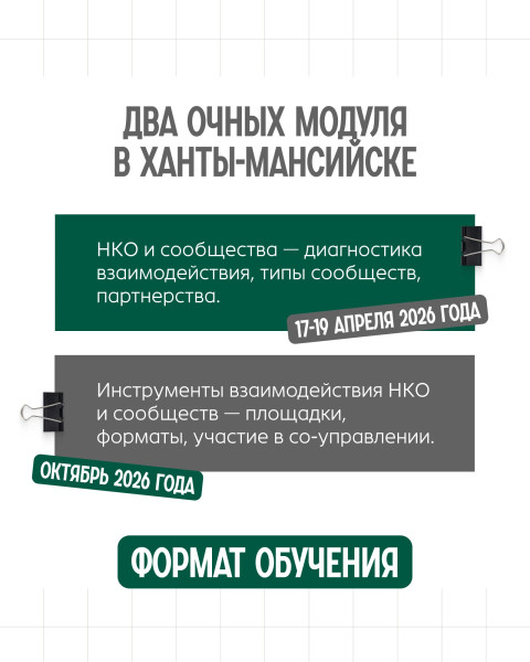 Первое очное обучение от Академии &laquo;Добрино&raquo; для активных югорчан стартует в апреле