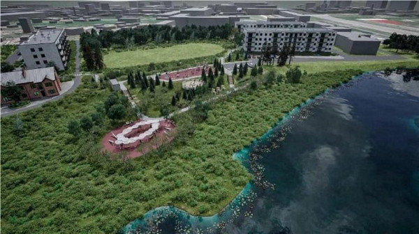 В Сургуте поселок Лунный получит новый благоустроенный сквер