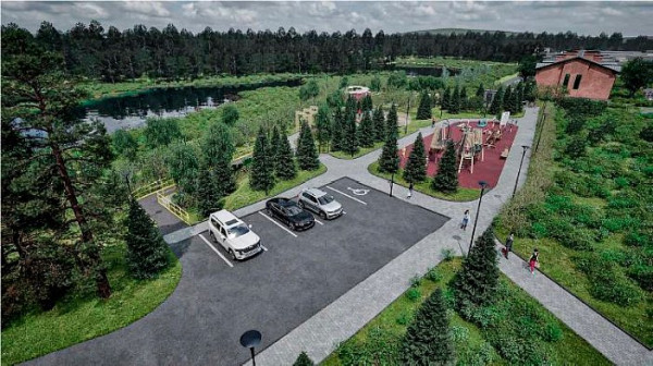 В Сургуте поселок Лунный получит новый благоустроенный сквер