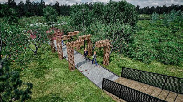 В Сургуте поселок Лунный получит новый благоустроенный сквер