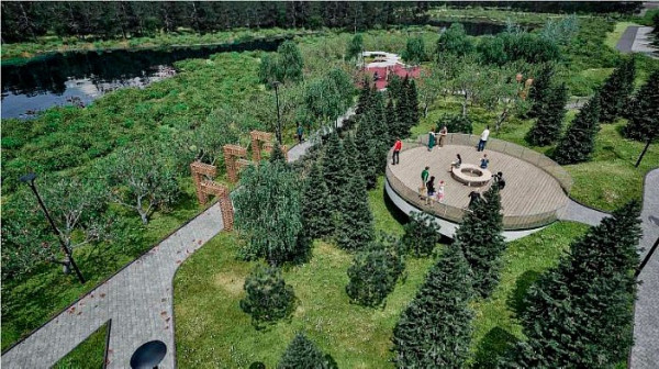 В Сургуте поселок Лунный получит новый благоустроенный сквер