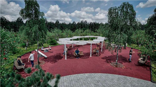 В Сургуте поселок Лунный получит новый благоустроенный сквер