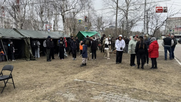 Площадку &laquo;Будни батальона Победы&raquo; организовали для горожан в Сургуте. ФОТО