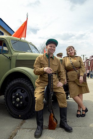 Эшелон Победы совершил торжественную остановку в Сургуте