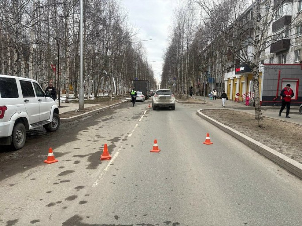 В Нижневартовске под колеса попала 7-летняя девочка