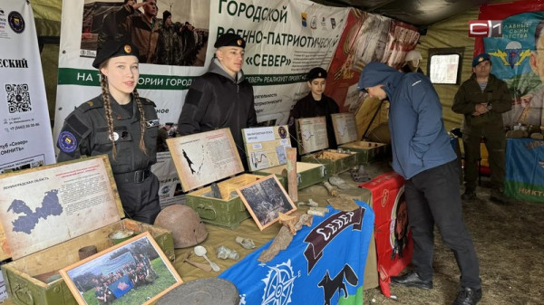 Площадку &laquo;Будни батальона Победы&raquo; организовали для горожан в Сургуте. ФОТО