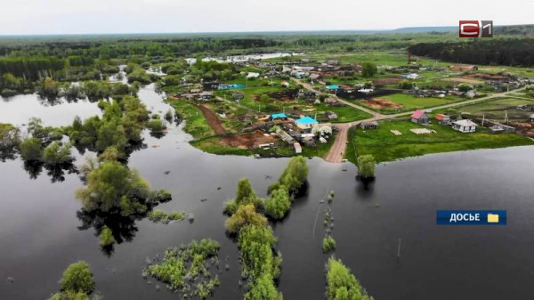 Первый паводок пришел в Тюменскую область