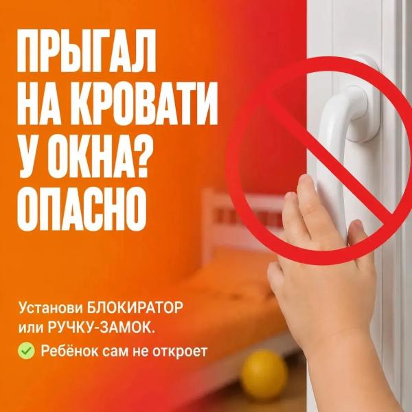Открытые окна сулят опасность для ребенка