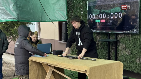 Площадку &laquo;Будни батальона Победы&raquo; организовали для горожан в Сургуте. ФОТО