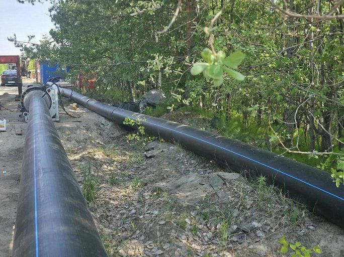 В северной части Сургута прокладывают 12,5 километров новейшего трубопровода