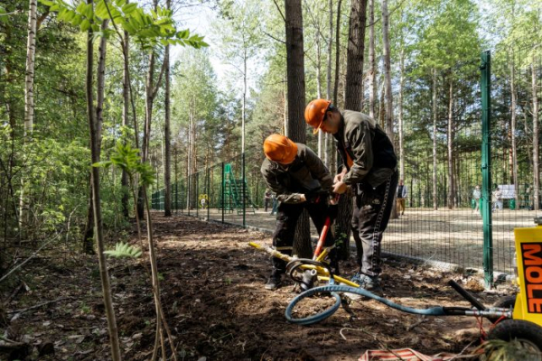 Власти Сургута начали благоустройство дорожек в парке &laquo;За Саймой&raquo;