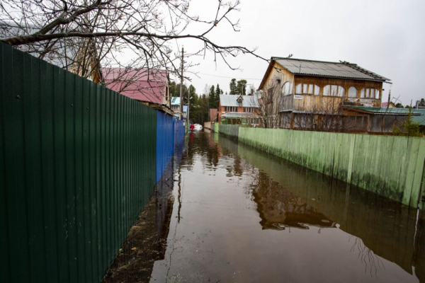 В Югре фиксируют подтопление 14 приусадебных участков в Нижневартовском районе