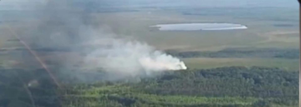 В Югре в зону пожаров попали 350 гектаров леса на востоке региона