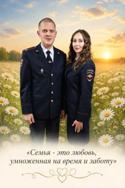 #НаСтражеЛюбви. Семейные пары из УМВД России по г. Сургуту поздравляют всех с Днём семьи, любви и верности! Семья &ndash; это настоящая крепость, где царят тепло, забота и понимание