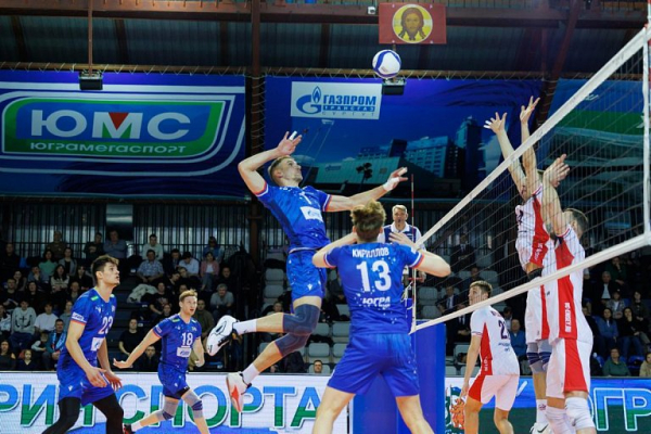 Волейбольный клуб &laquo;Газпром-Югра&raquo; вошел в в десятку лучших команд страны