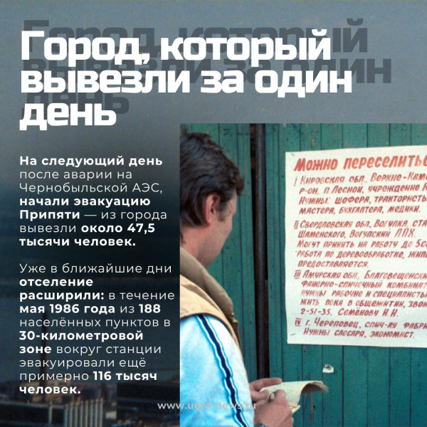 40 лет со дня Чернобыльской катастрофы